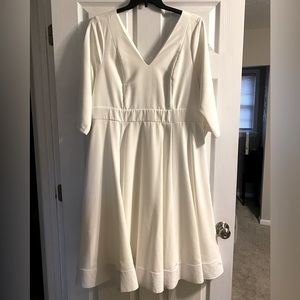 Women’s formal Ivory dress from Torrid